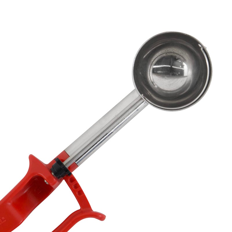 Zeroll Universal Extended Length EZ Disher Food Portion Control Scoop Designed for Right or Left Hand Use Dishwasher Safe  2-Inch  Red - Image 3